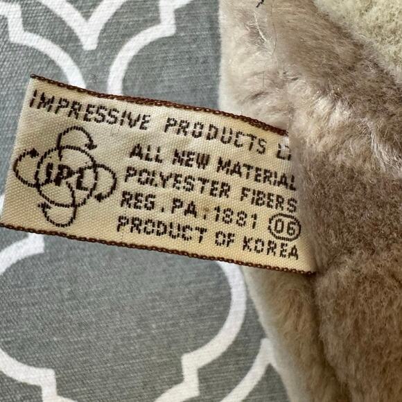 Ganz Vintage Wrinkles 1981 Dog Plush Toy Stuffed Animal Medium Brown 10" Puppy - Picture 8 of 12